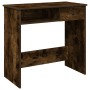 Escritorio de madera contrachapada roble ahumado 80x40x75 cm de , Escritorios - Ref: Foro24-860476, Precio: 62,34 €, Descuent...