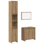 Juego de muebles baño 3 piezas madera ingeniería roble artisan de , Muebles de baño - Ref: Foro24-3328566, Precio: 162,65 €, ...