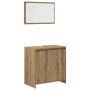 Juego de muebles baño 3 piezas madera ingeniería roble artisan de , Muebles de baño - Ref: Foro24-3328566, Precio: 162,65 €, ...