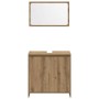 Juego de muebles baño 3 piezas madera ingeniería roble artisan de , Muebles de baño - Ref: Foro24-3328566, Precio: 162,65 €, ...