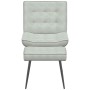 Sillón de relax con reposapiés terciopelo gris claro de , Sillas - Ref: Foro24-4012327, Precio: 90,10 €, Descuento: %