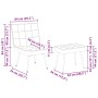 Sillón de relax con reposapiés terciopelo gris claro de , Sillas - Ref: Foro24-4012327, Precio: 90,10 €, Descuento: %