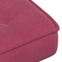 Sillón de relax con reposapiés terciopelo rojo tinto de , Sillas - Ref: Foro24-4012331, Precio: 90,87 €, Descuento: %