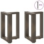 Patas de mesa centro forma T 2uds acero natural 38x25x(42-43)cm de , Patas para mesas - Ref: Foro24-4013027, Precio: 81,23 €,...