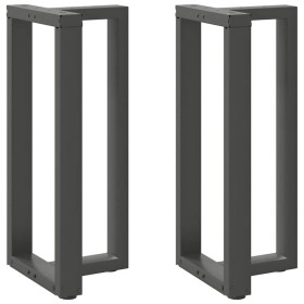 Patas de mesa bar forma T 2 uds acero antracita 50x35x(90-91)cm de , Patas para mesas - Ref: Foro24-4013078, Precio: 132,24 €...