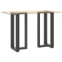 Patas de mesa bar forma T 2 uds acero antracita 50x35x(90-91)cm de , Patas para mesas - Ref: Foro24-4013078, Precio: 132,24 €...