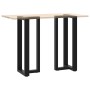 Patas de mesa bar forma T 2 uds acero negro 40x35x(100-101) cm de , Patas para mesas - Ref: Foro24-4013084, Precio: 164,27 €,...