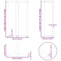 Patas de mesa bar forma T 2 uds acero negro 60x35x(100-101) cm de , Patas para mesas - Ref: Foro24-4013092, Precio: 173,11 €,...