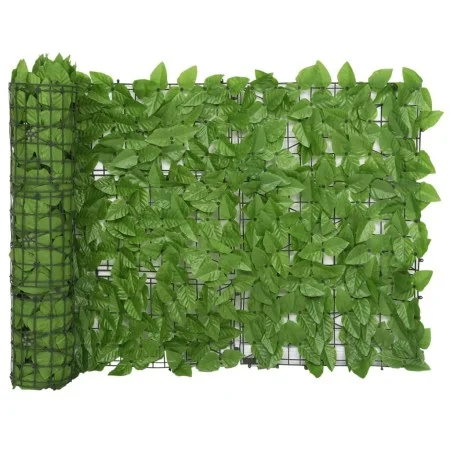 Balcony awning with green leaves 400x75cm by vidaXL, Umbrellas - Ref: Foro24-315496, Price: 31,86 €, Discount: %