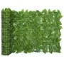 Balcony awning with green leaves 400x75cm by vidaXL, Umbrellas - Ref: Foro24-315496, Price: 31,86 €, Discount: %