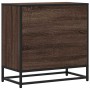 Mesilla de noche roble marrón 60x31x60 cm madera contrachapada de , Mesitas de noche - Ref: Foro24-848698, Precio: 66,89 €, D...