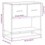 Mesilla de noche roble marrón 60x31x60 cm madera contrachapada de , Mesitas de noche - Ref: Foro24-848698, Precio: 66,89 €, D...
