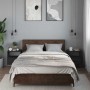 Mesitas de noche de pared 2 unidades negra 40x31x39,5 cm de , Mesitas de noche - Ref: Foro24-848735, Precio: 70,14 €, Descuen...