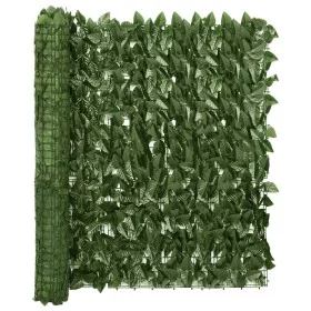 Balkonmarkise mit dunkelgrünen Blättern 600x100 cm von vidaXL, Sonnenschirme - Ref: Foro24-315490, Preis: 92,30 €, Rabatt: %