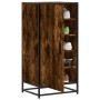 Zapatero madera contrachapada roble ahumado 48x38x97,5 cm de , Zapateros y organizadores de calzado - Ref: Foro24-849201, Pre...