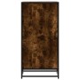 Zapatero madera contrachapada roble ahumado 48x38x97,5 cm de , Zapateros y organizadores de calzado - Ref: Foro24-849201, Pre...