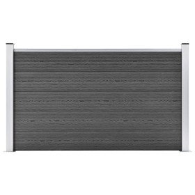 Panel de valla WPC negro 180x105 cm de vidaXL, Paneles de vallas - Ref: Foro24-148975, Precio: 200,18 €, Descuento: %