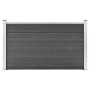 Panel de valla WPC negro 180x105 cm de vidaXL, Paneles de vallas - Ref: Foro24-148975, Precio: 200,18 €, Descuento: %