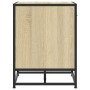 Banco zapatero madera de ingeniería roble sonoma 60x40x53,5 cm de , Bancos para recibidores y almacenamiento - Ref: Foro24-84...