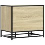 Banco zapatero madera de ingeniería roble sonoma 60x40x53,5 cm de , Bancos para recibidores y almacenamiento - Ref: Foro24-84...
