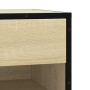 Banco zapatero madera de ingeniería roble sonoma 60x40x53,5 cm de , Bancos para recibidores y almacenamiento - Ref: Foro24-84...