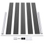 Panel de valla WPC negro 180x105 cm de vidaXL, Paneles de vallas - Ref: Foro24-148975, Precio: 200,18 €, Descuento: %