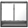 Armario con espejo de baño madera gris sonoma 65x20x60 cm de , Tocadores de baño - Ref: Foro24-849262, Precio: 86,67 €, Descu...