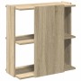 Librería 3 estantes madera ingeniería roble Sonoma 60x30x60 cm de , Librerías y estanterías - Ref: Foro24-860249, Precio: 39,...