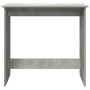 Escritorio de madera contrachapada gris hormigón 80x40x75 cm de , Escritorios - Ref: Foro24-860457, Precio: 43,43 €, Descuent...