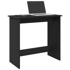 Escritorio de madera contrachapada negro 80x40x75 cm de , Escritorios - Ref: Foro24-860455, Precio: 47,98 €, Descuento: %