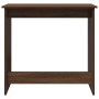 Escritorio de madera de ingeniería roble marrón 80x40x75 cm de , Escritorios - Ref: Foro24-860460, Precio: 46,78 €, Descuento: %