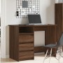 Escritorio de madera de ingeniería marrón roble 102x50x75 cm de , Escritorios - Ref: Foro24-860469, Precio: 112,93 €, Descuen...