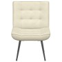 Sillón de relax terciopelo crema 64x74x84 cm de , Sillas - Ref: Foro24-4012325, Precio: 80,85 €, Descuento: %