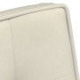 Sillón de relax terciopelo crema 64x74x84 cm de , Sillas - Ref: Foro24-4012325, Precio: 80,85 €, Descuento: %