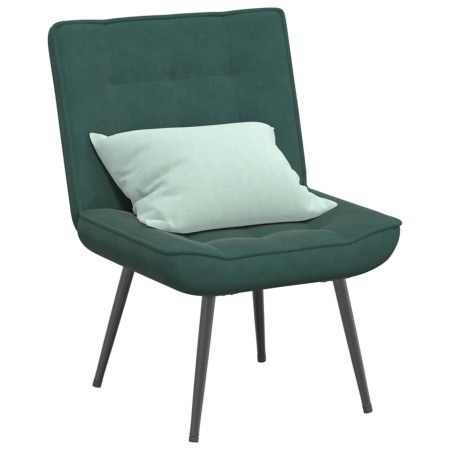 Sillón de relax terciopelo verde oscuro 64x74x84 cm de , Sillas - Ref: Foro24-4012319, Precio: 80,44 €, Descuento: %