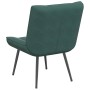 Sillón de relax terciopelo verde oscuro 64x74x84 cm de , Sillas - Ref: Foro24-4012319, Precio: 80,44 €, Descuento: %