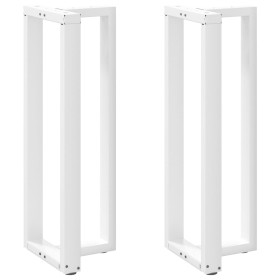 Patas de mesa bar forma T 2 uds acero blanco 50x35x(110-111) cm de , Patas para mesas - Ref: Foro24-4013101, Precio: 159,02 €...