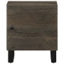 Mesita de noche de madera maciza de mango negra 40x33x46 cm de , Mesitas de noche - Ref: Foro24-4017680, Precio: 56,62 €, Des...