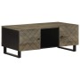 Mesa de centro madera maciza de mango negra 100x54x40 cm de , Mesas de centro - Ref: Foro24-4017696, Precio: 155,70 €, Descue...