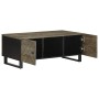Mesa de centro madera maciza de mango negra 100x54x40 cm de , Mesas de centro - Ref: Foro24-4017696, Precio: 155,70 €, Descue...