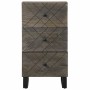 Aparador negro 40x33x75 cm madera maciza mango de , Almacenamiento para CD y DVD - Ref: Foro24-4017707, Precio: 117,59 €, Des...