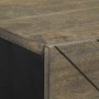 Aparador negro 40x33x75 cm madera maciza mango de , Almacenamiento para CD y DVD - Ref: Foro24-4017707, Precio: 117,59 €, Des...
