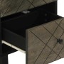 Aparador negro 40x33x75 cm madera maciza mango de , Almacenamiento para CD y DVD - Ref: Foro24-4017707, Precio: 117,59 €, Des...