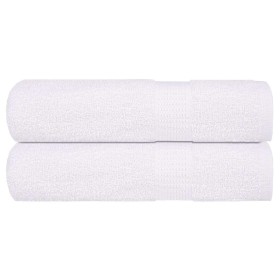 Toallas de mano 2 piezas blanco 50x100 cm 360 g/m² 100% algodón de , Toallas - Ref: Foro24-136649, Precio: 17,18 €, Descuento: %