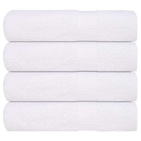 Toallas de ducha 4 uds 100% algodón blanco 70x140 cm 360 gsm de , Toallas - Ref: Foro24-136654, Precio: 37,51 €, Descuento: %