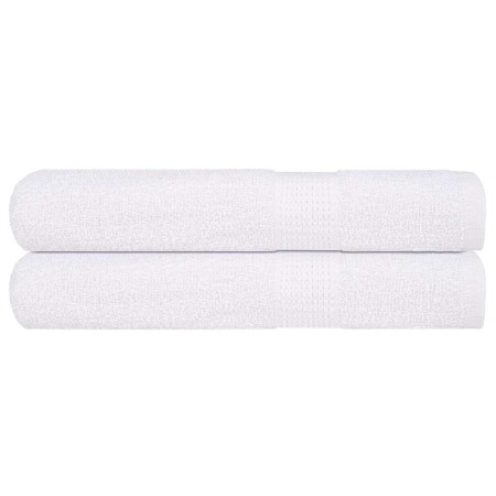Toallas de sauna 2 uds 100% algodón blanco 80x200 cm 360 gsm de , Toallas - Ref: Foro24-136661, Precio: 38,16 €, Descuento: %