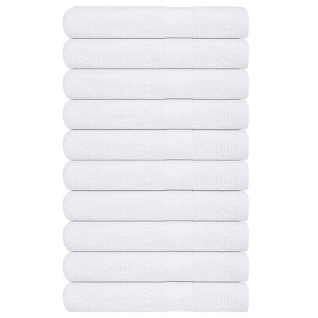 Toallas de sauna 10 uds 100% algodón blanco 80x200 cm 360 gsm de , Toallas - Ref: Foro24-136663, Precio: 112,99 €, Descuento: %
