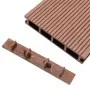Plattform-Endkappen 10 St. Kunststoff braun von vidaXL, Böden und Teppiche - Ref: Foro24-149002, Preis: 20,75 €, Rabatt: %