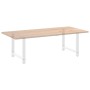 Patas de mesa de centro acero blanco 2 uds 100x(72-73) cm de , Patas para mesas - Ref: Foro24-4013321, Precio: 112,87 €, Desc...