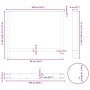 Patas de mesa de centro acero blanco 2 uds 100x(72-73) cm de , Patas para mesas - Ref: Foro24-4013321, Precio: 112,87 €, Desc...